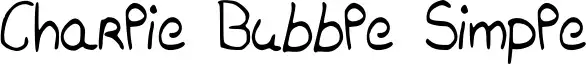 Charlie Bubble Simple