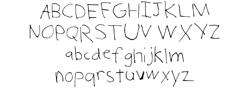 Child Serial Killerfont specimens