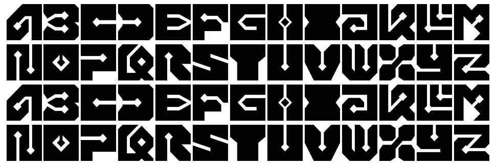 Chipboardfont specimens