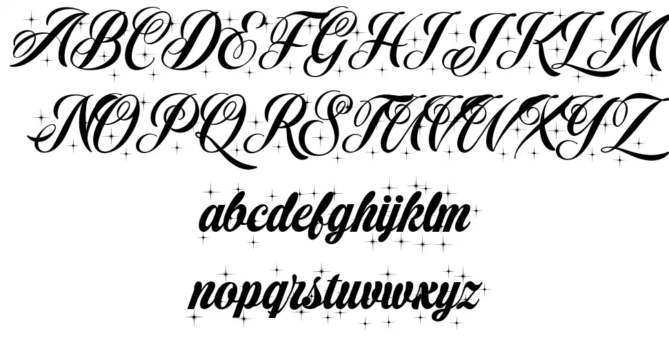 Christmas Sparklefont specimens