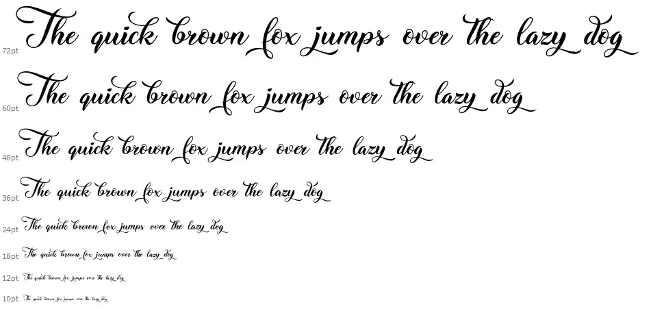 Christmas Wish Calligraphyfont waterfall
