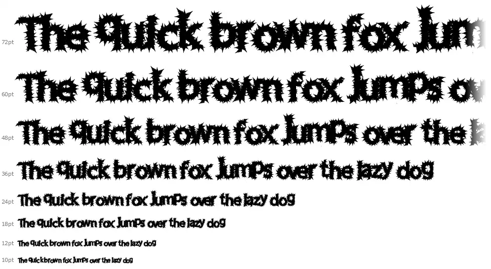 Chronic Harvestfont waterfall