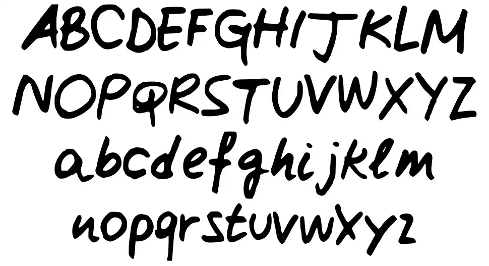 Claires Hand 3font specimens