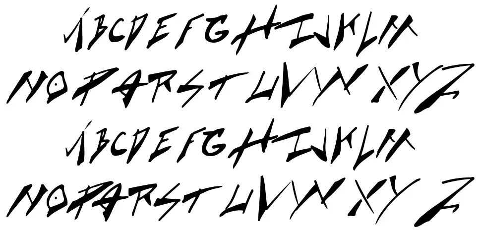 Cock Boatfont specimens