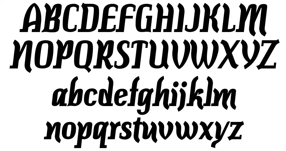 Colourbars-Boldfont specimens