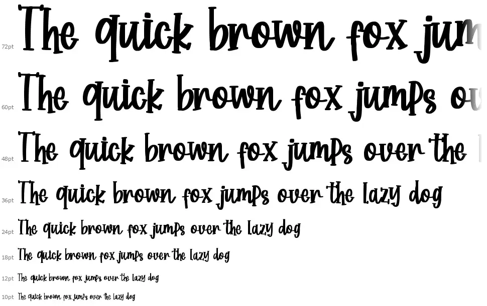 Corgy Puppyfont waterfall