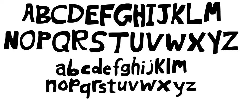 Cornbreadfont specimens