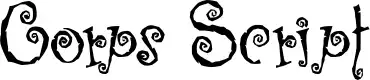 Corps Script