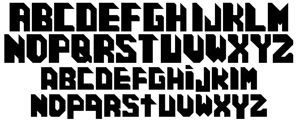 Cosmic Cubefont specimens