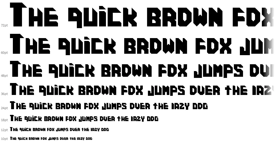 Cosmic Cubefont waterfall