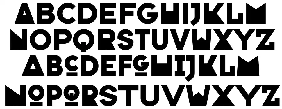 Crazy Loop in Parisfont specimens