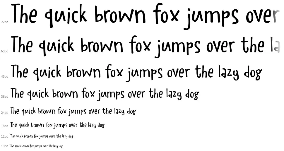 Crowd Pleaserfont waterfall