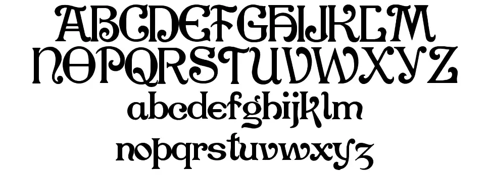 Culdee MS&Jfont specimens