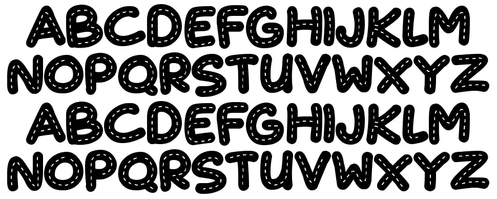 Cute Stitchfont specimens