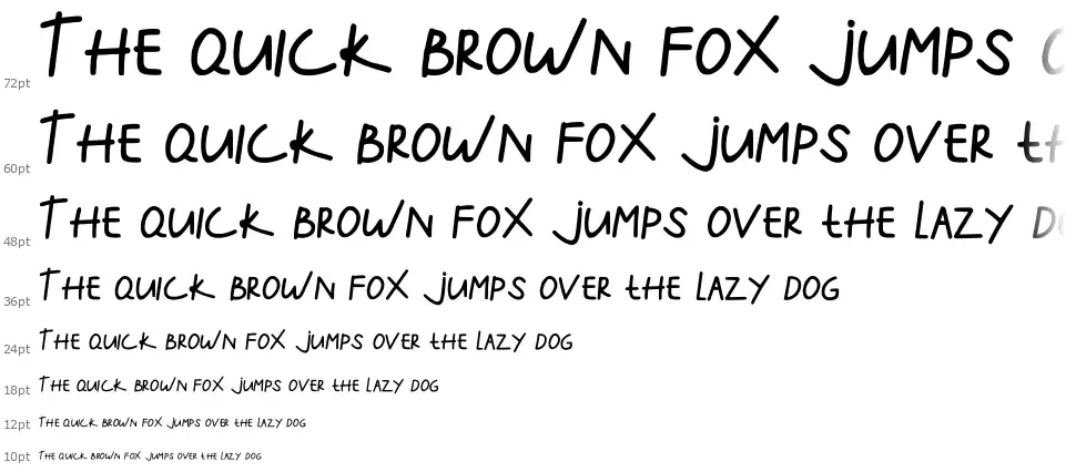 Cute Womanfont waterfall