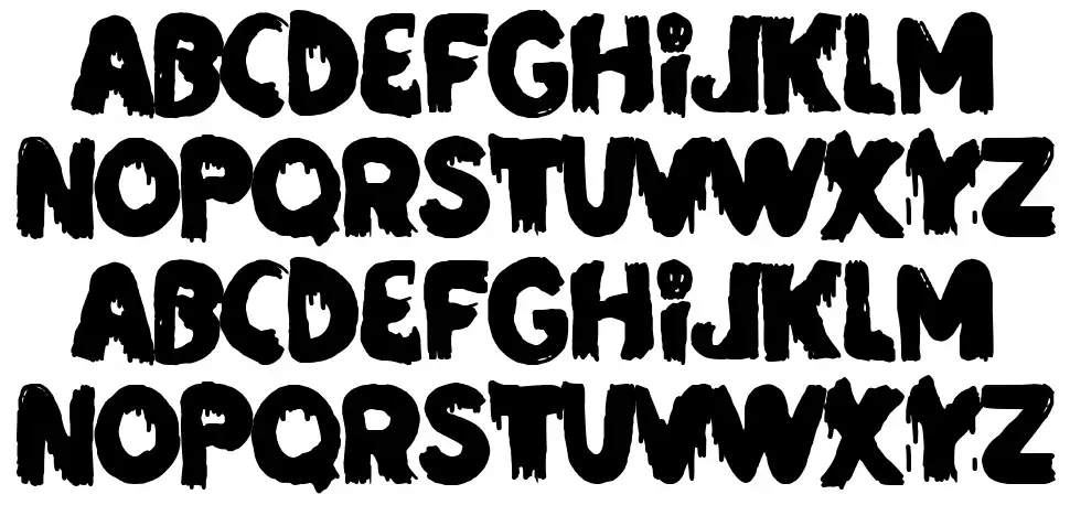 Daddy Inkfont specimens