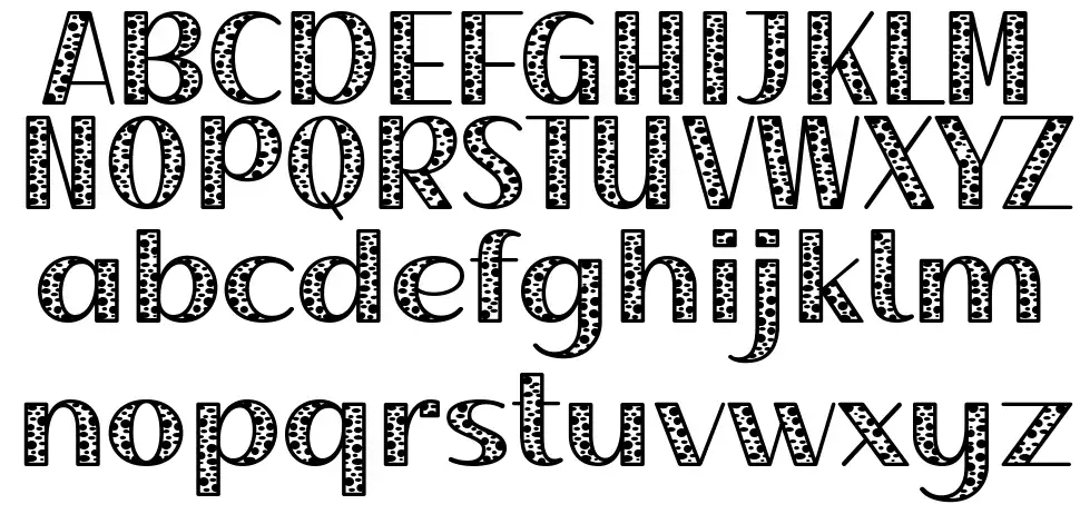Dairy Cattle Solidfont specimens