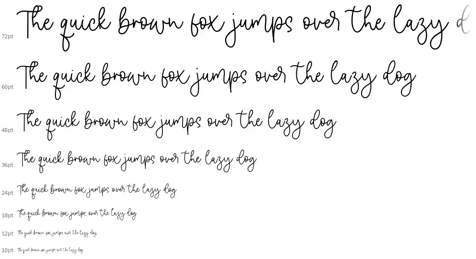 Dancing Candyfont waterfall