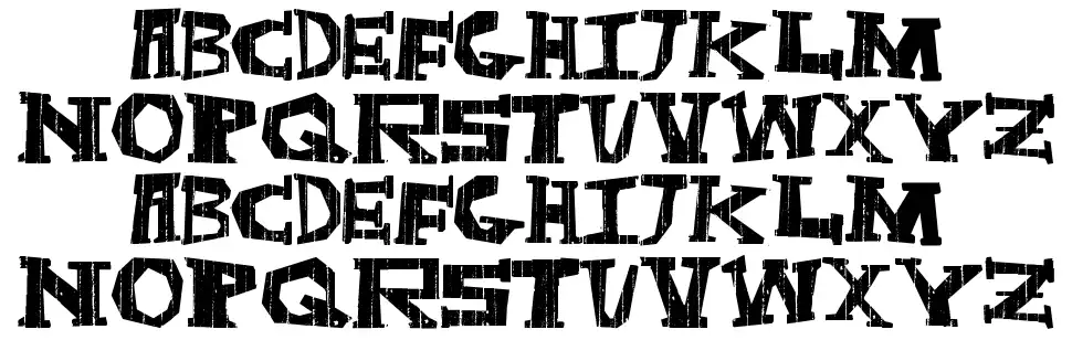 Dark Boxfont specimens