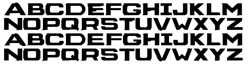 Dead Space Box Artfont specimens