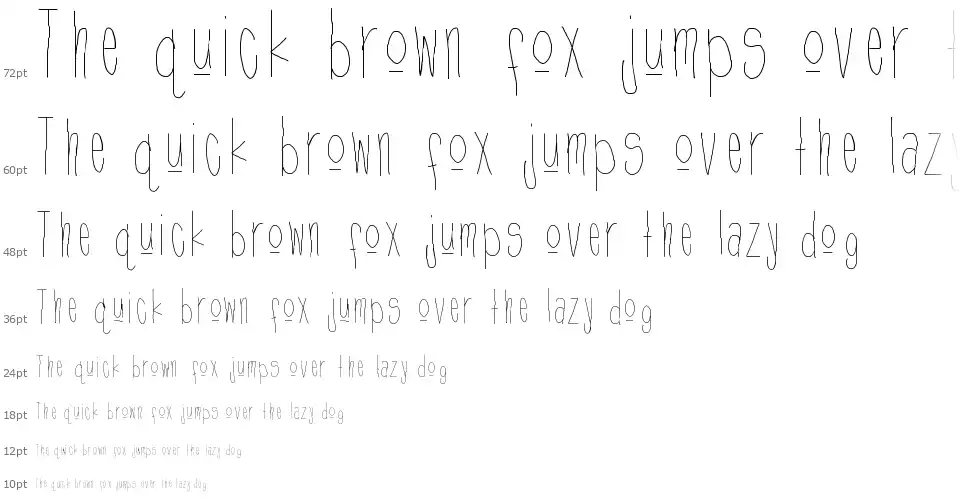 Defy Gravityfont waterfall