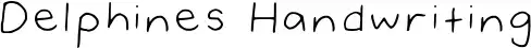 Delphines Handwriting