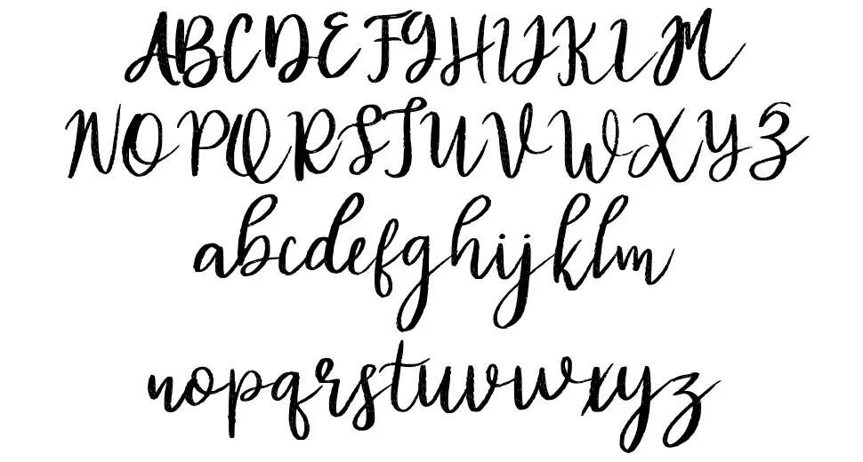 Diana Roughfont specimens