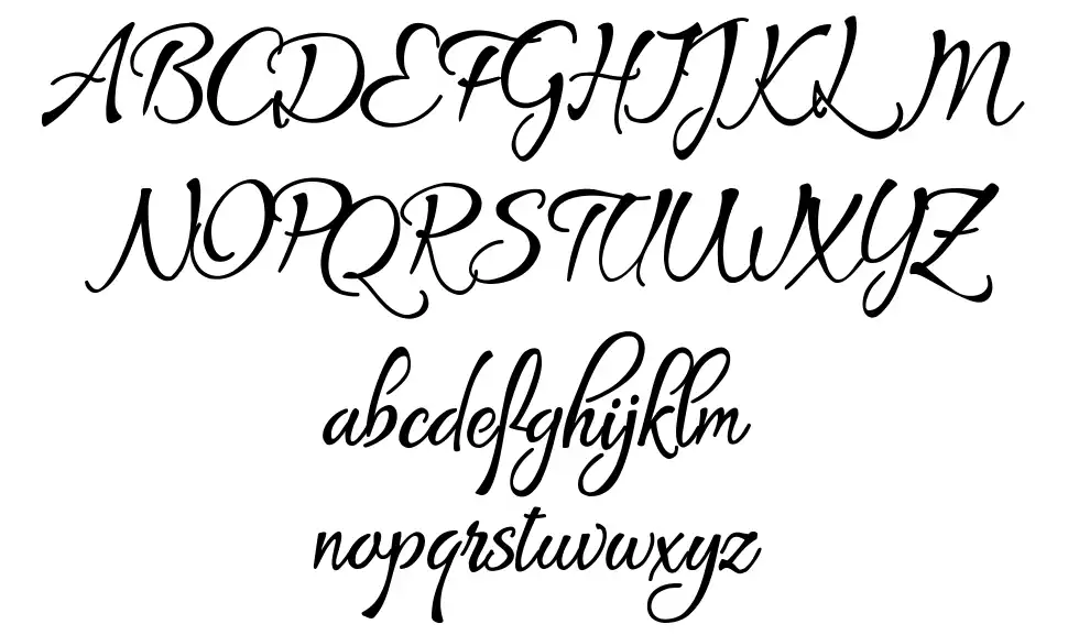 Direkt Stencilfont specimens