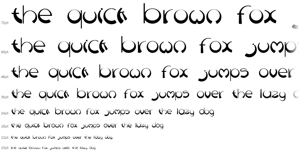 Discoidfont waterfall