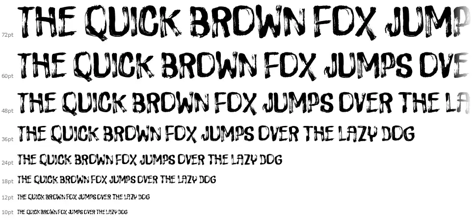 Dispositionfont waterfall
