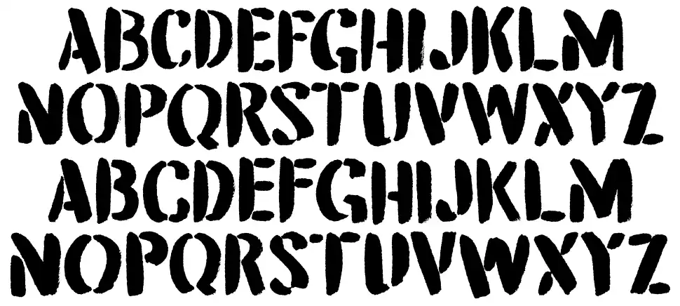 DK Attention Seekerfont specimens