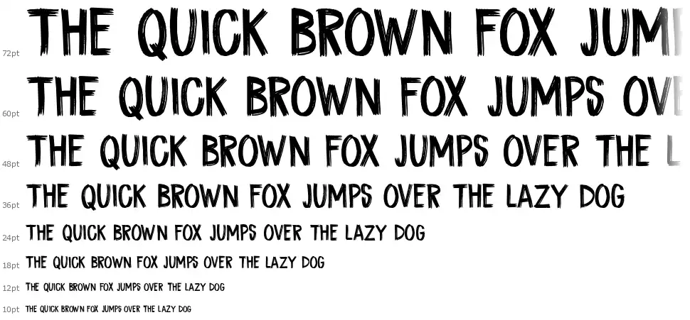 DK Coal Brushfont waterfall