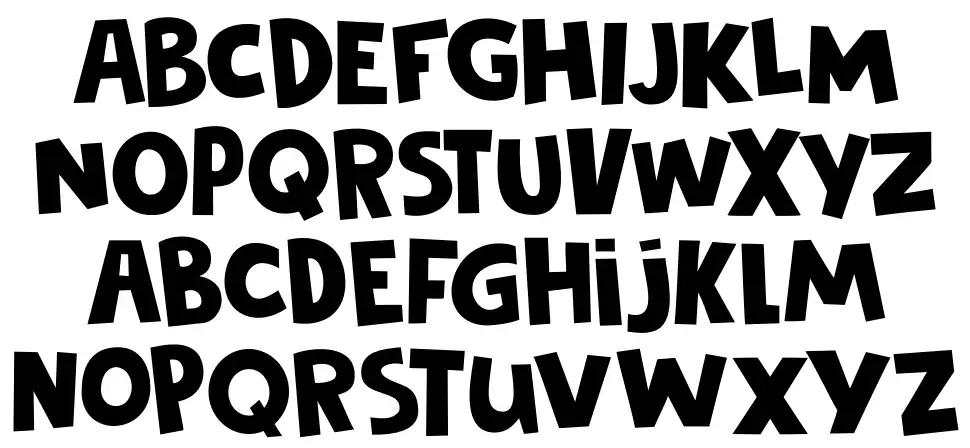 DK Frozen Memoryfont specimens