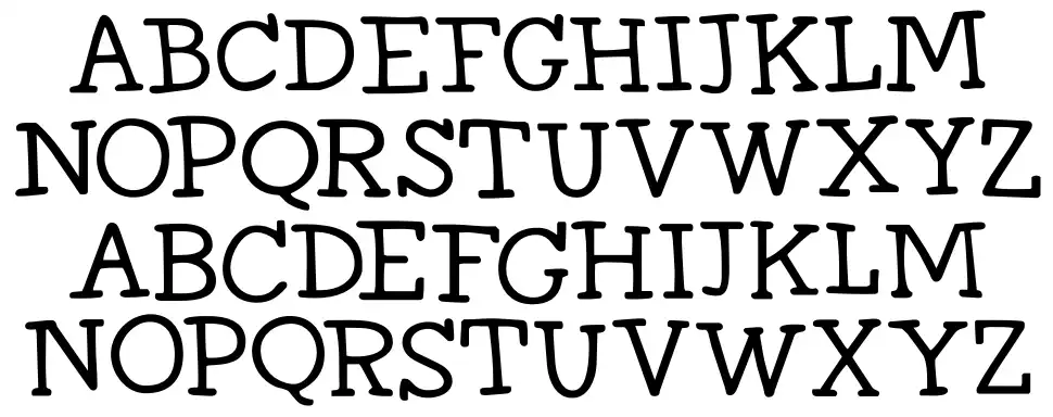 DK Homeward Bound IIfont specimens