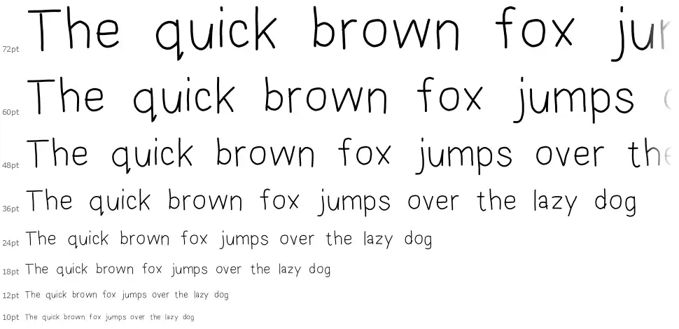 Eka's Android Handwritingfont waterfall
