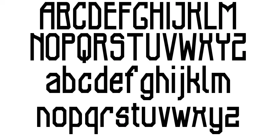Elb Tunnelfont specimens