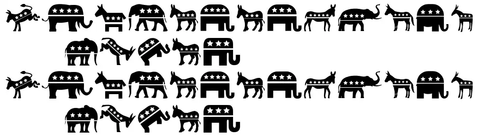 Electionsfont specimens