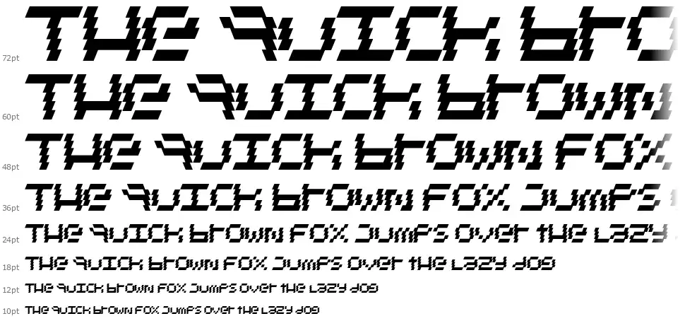 Electro Housefont waterfall