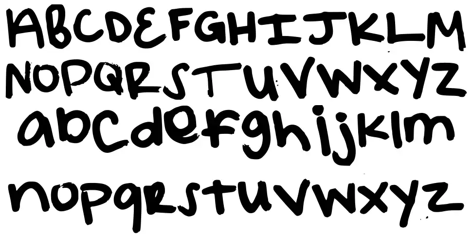 Elizacat font specimens