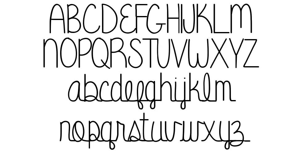 Eternal Promisefont specimens
