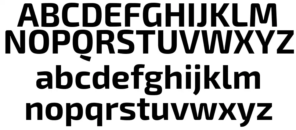 Exo 2font specimens