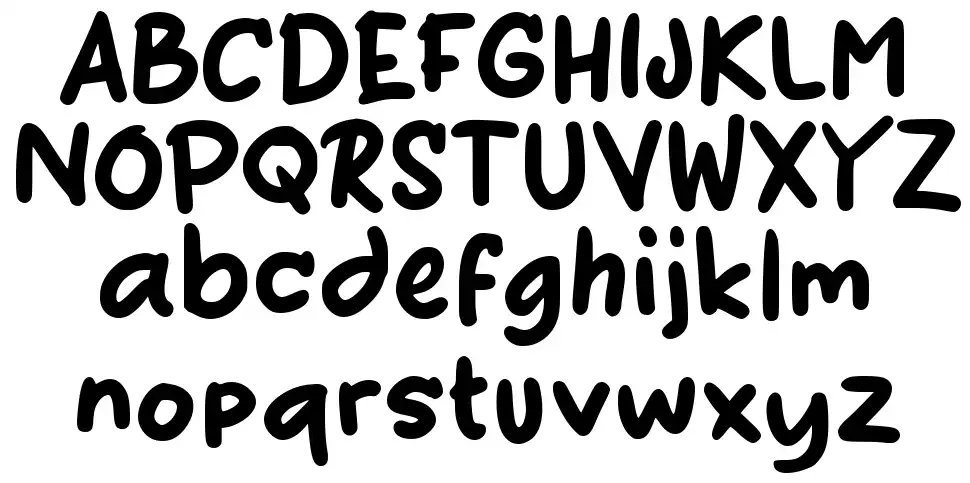 f Funny Catfont specimens
