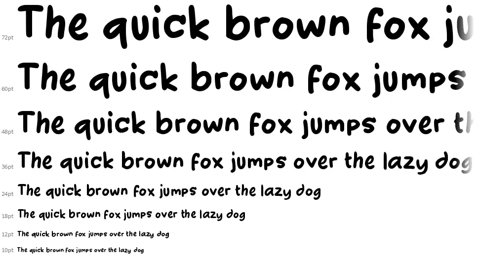 f Funny Catfont waterfall