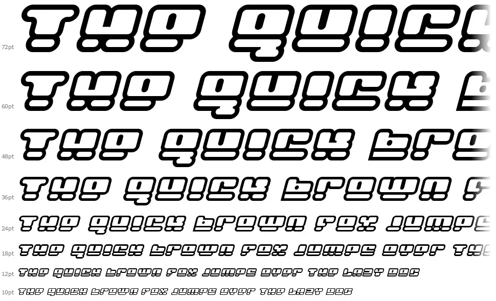 Face Plantfont waterfall