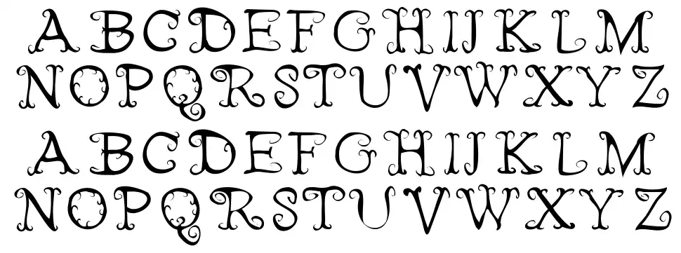 Fairies Wear Bootsfont specimens