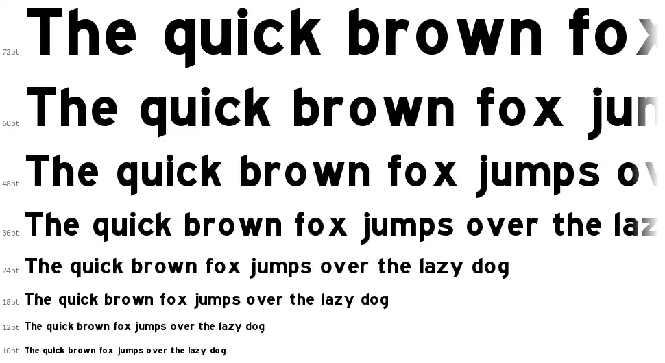 FHWA Series EMfont waterfall