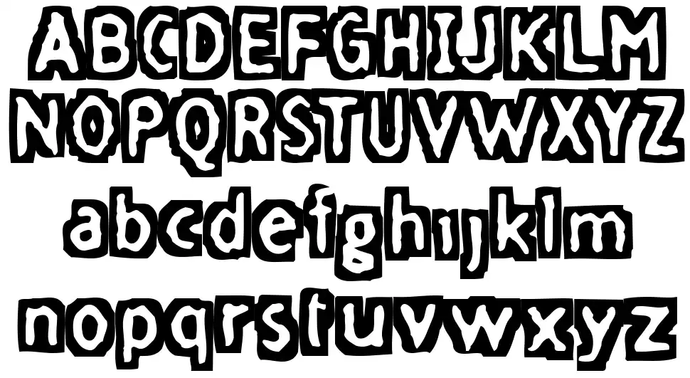 Five Finger Discountfont specimens