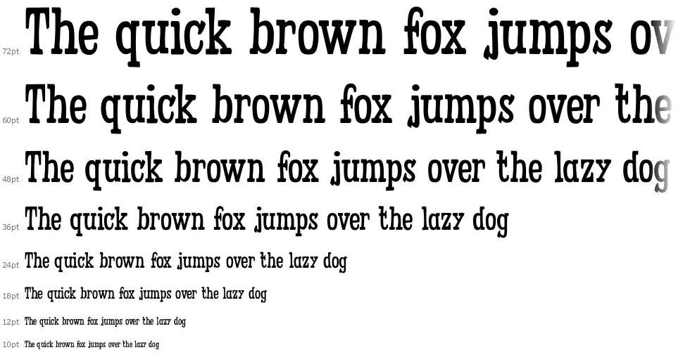 Fleabittenfont waterfall