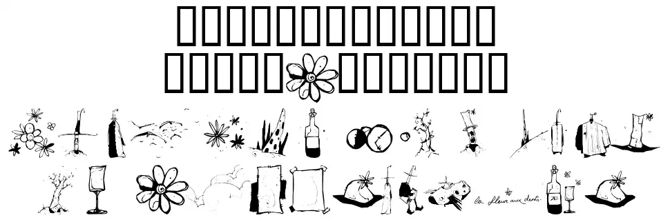 Fleur Aux Dentsfont specimens