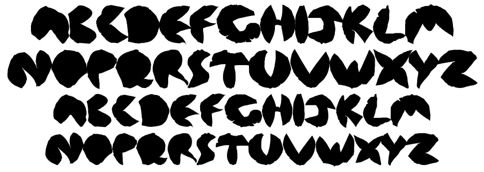Floresrosxfont specimens